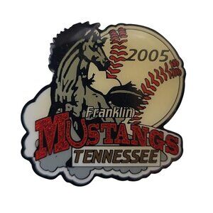 Cooperstown Dreams Park Baseball Trading Pin Franklin  Tennessee Mustangs 2005